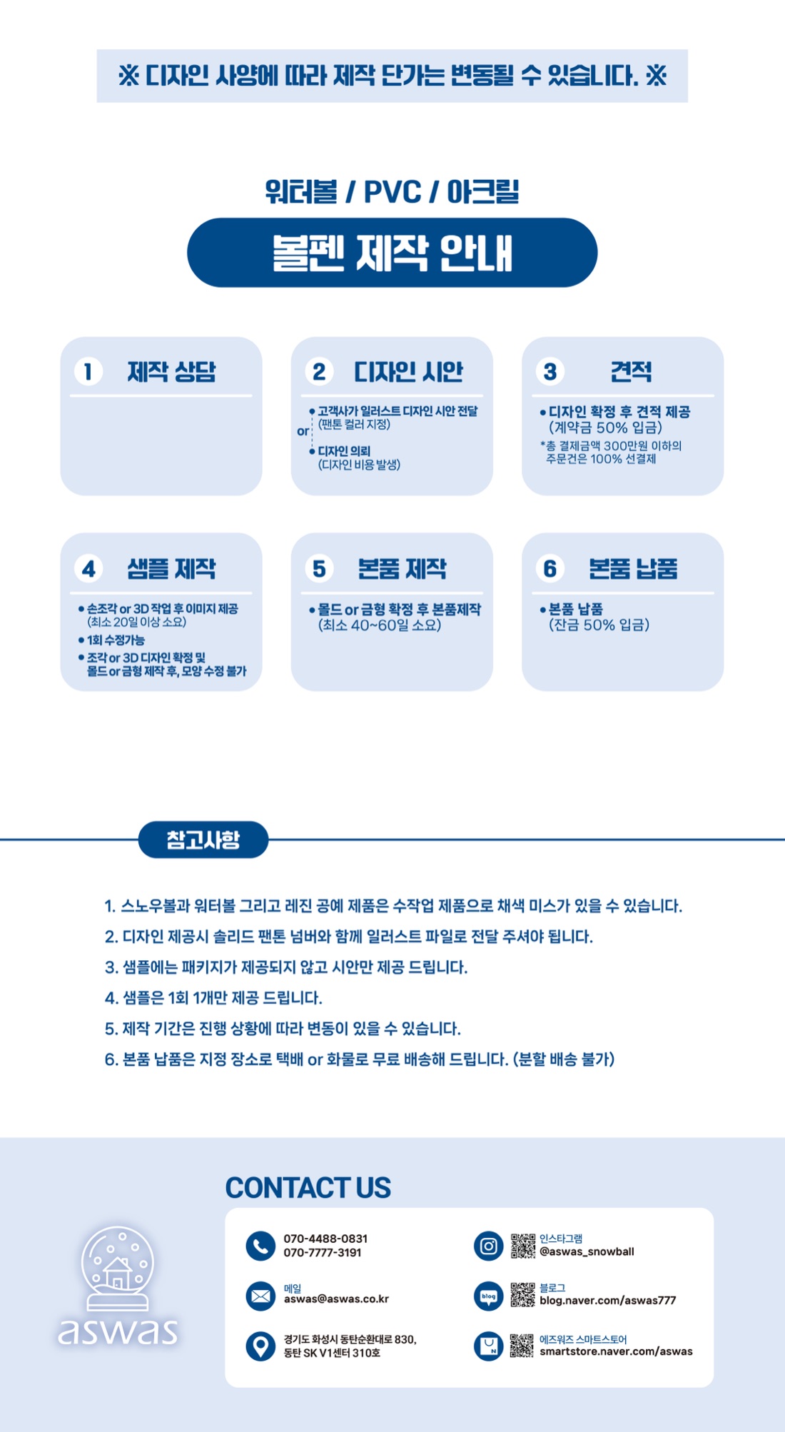볼펜 제작안내